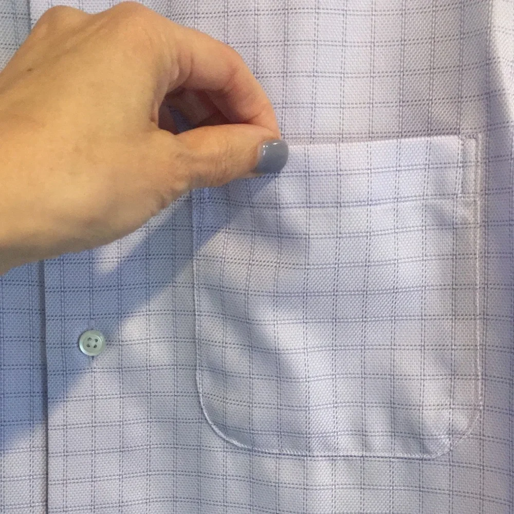Non-iron Pronto Uomo Button down Shirt - Picture 3 of 4